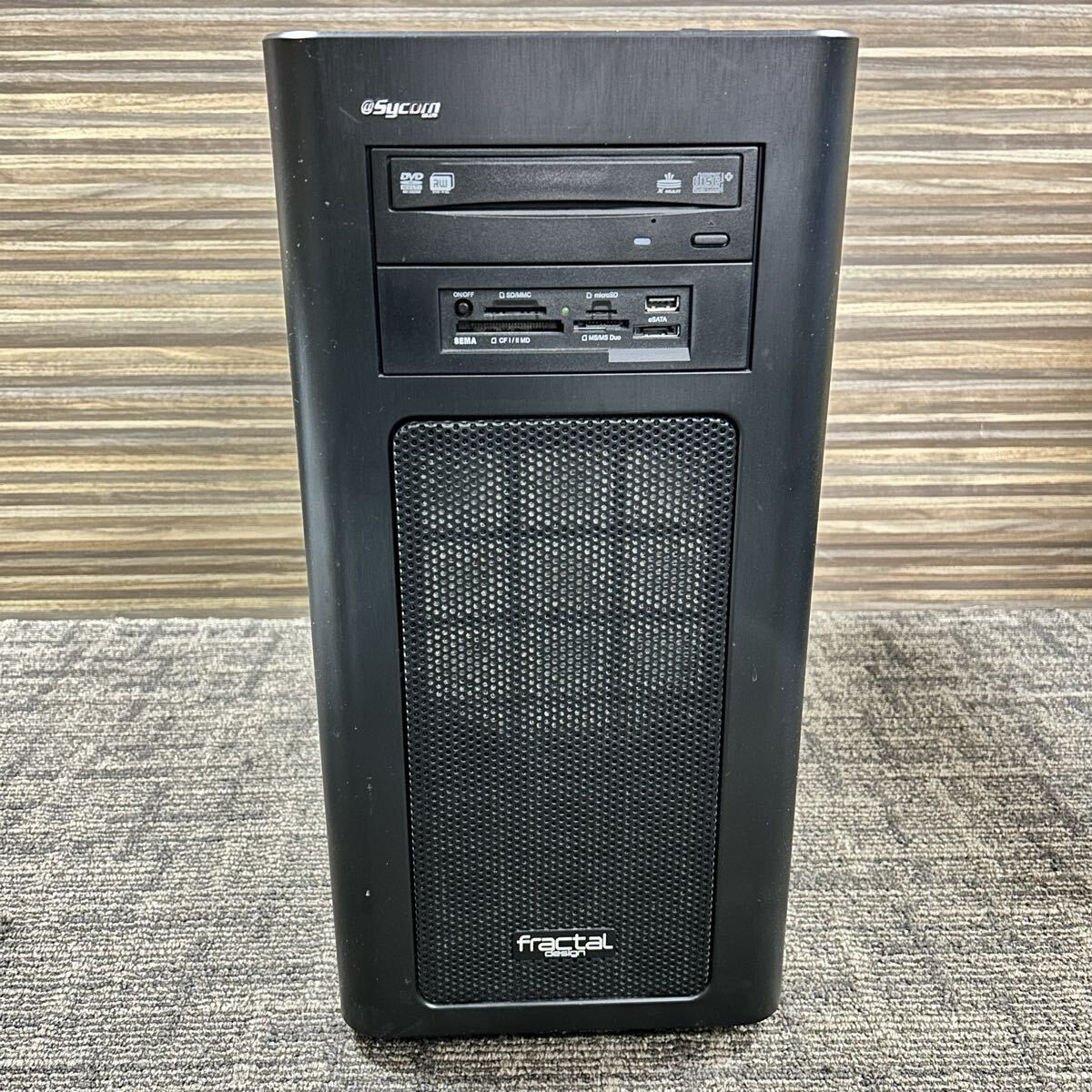 ☆ NN-0220あ160 Fractal Design PCケース Sycom ケースのみ扱い 現状内部パーツ残りあり 完全ジャンク ☆