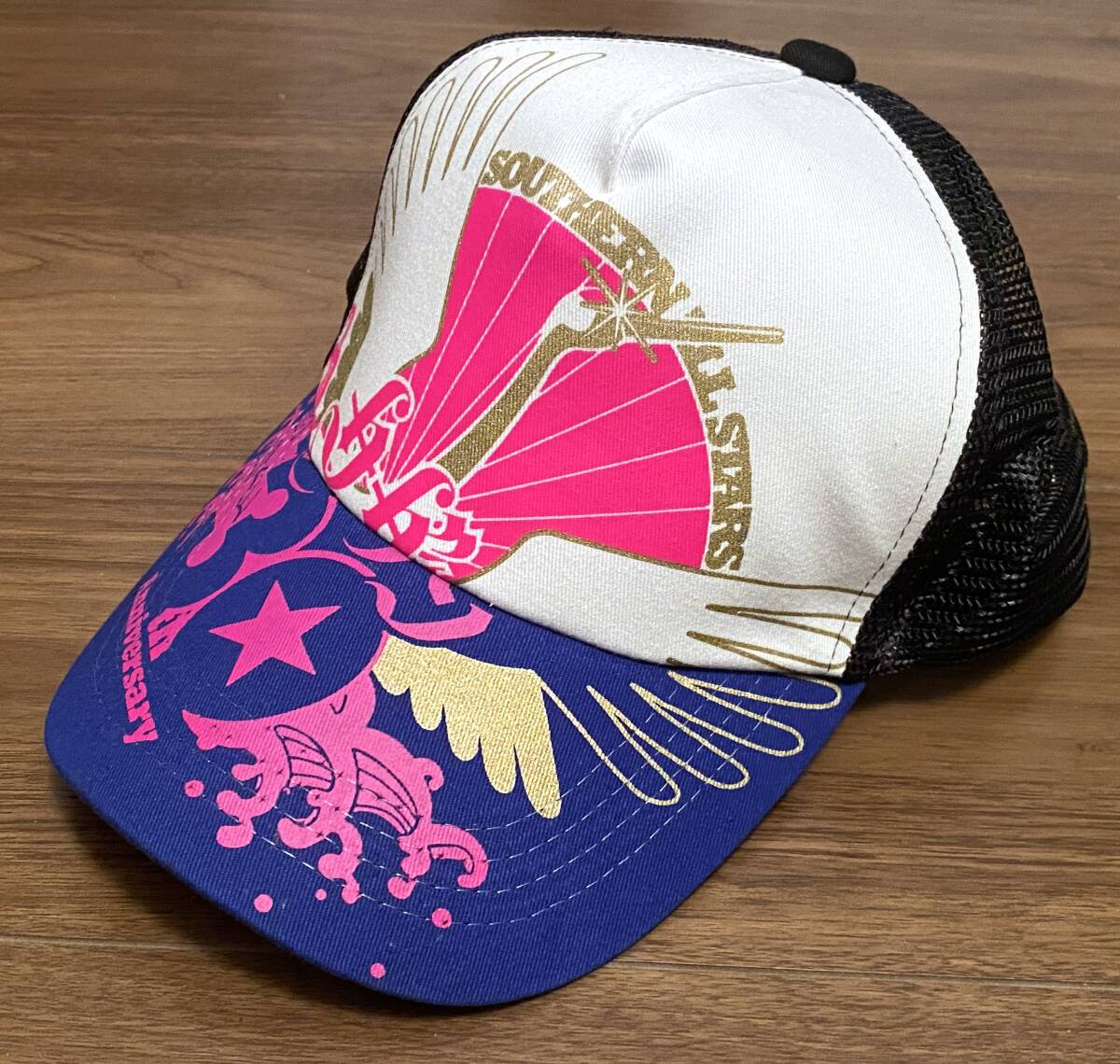 ●サザンオールスターズ 真夏の大感謝祭30周年記念ライブ・メッシュキャップ鶴●新品未使用●在庫2個あり●