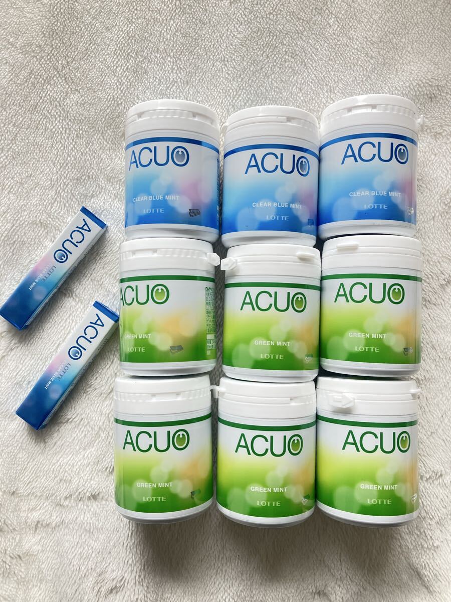 2026年2月購入 送料600円　 ACUO アクオ ボトルガム　9個　おまけ付き ロッテ