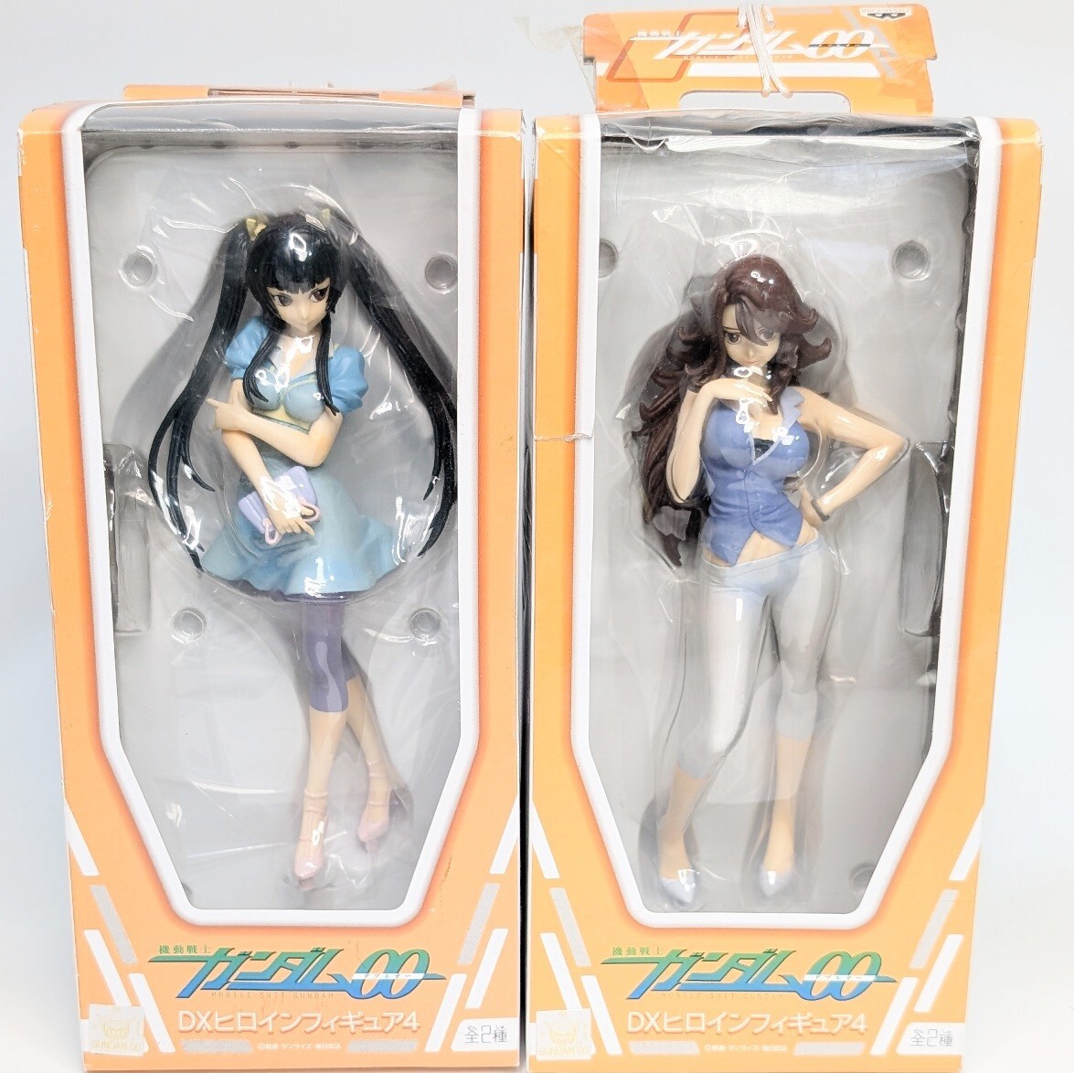 ガンダム00 デラックスヒロインフィギュア 2体セット　機動戦士ガンダム00　王留美　スメラギ・李・ノリエガ