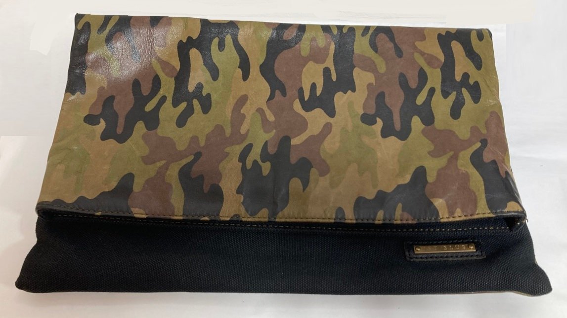 SHIPS JET BLUE 　シップス ジェットブルー 　クラッチ バッグ 　迷彩　ブラック　