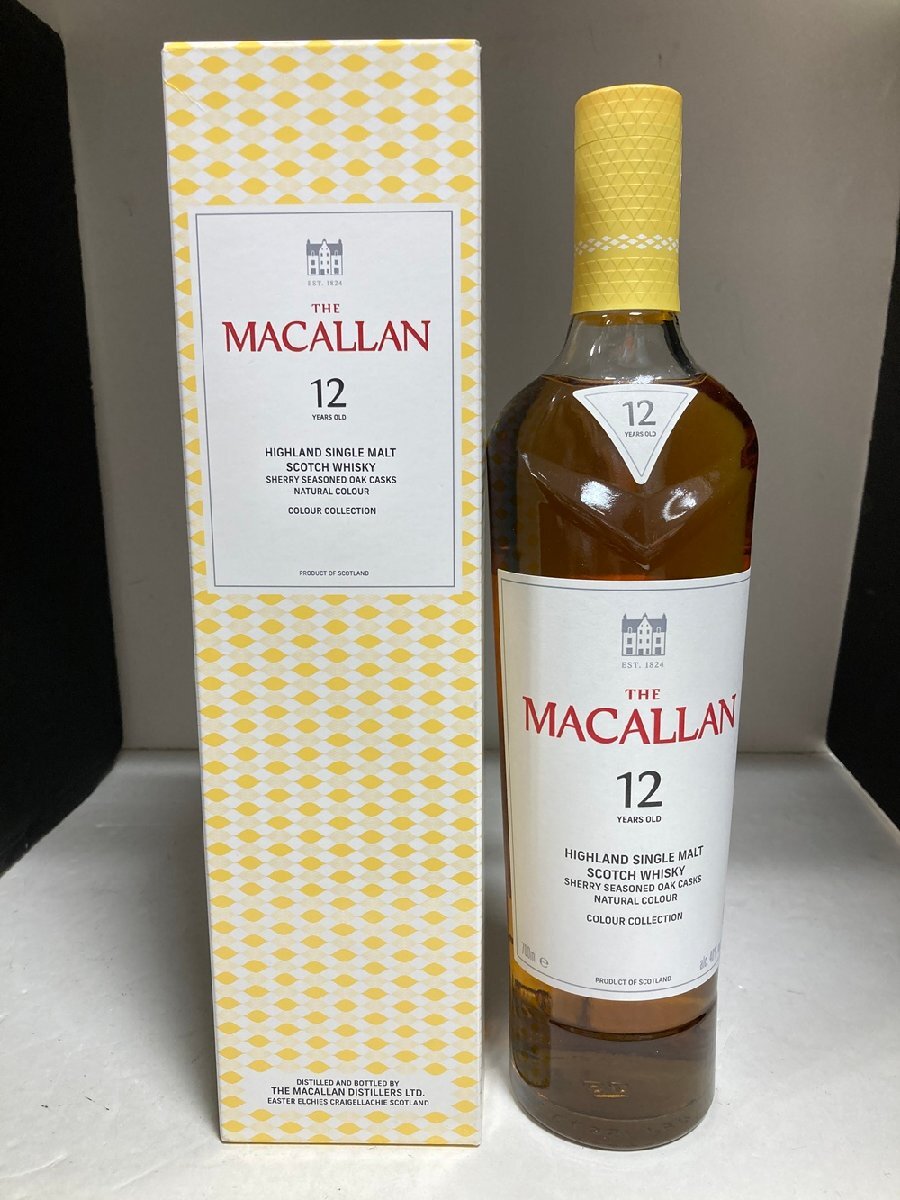 マッカラン 12年 スコッチウイスキー カラーコレクション / THE MACALLAN 12 YEARS OLD COLOUR COLLECTION / 700ml 43% ※未開栓