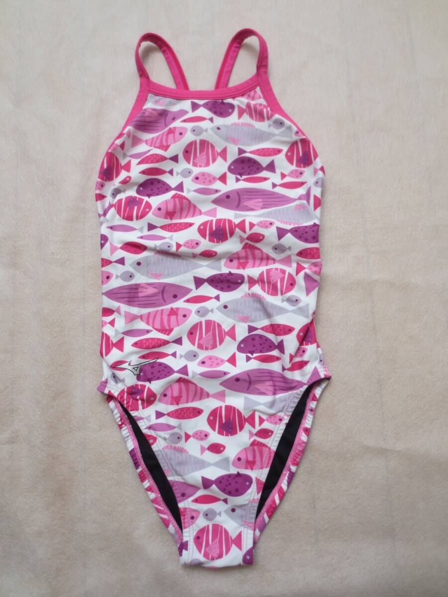 美品 MIZUNO ミズノ スイム 水泳 競泳水着 エクサスーツ 練習用水着 ホームクリーニング済み　サイズ140