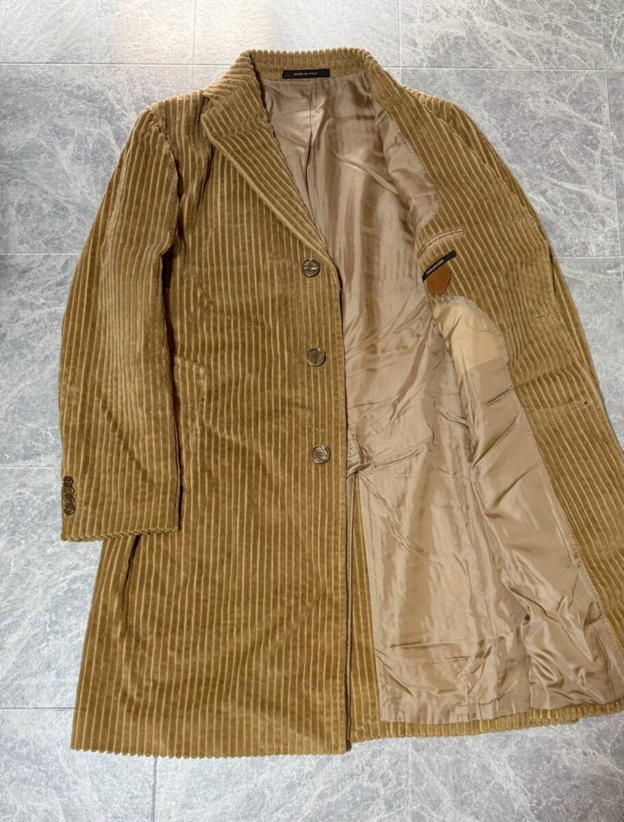 TAGLIATORE タリアトーレ コーデュロイ チェスター コート サイズ48 ベージュ
