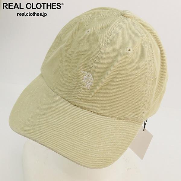 (B18)【値下げ/未使用】Ron Herman/ロンハーマン RHロゴ コーデュロイ キャップ アイボリー 3321000009 【複数個選択可能】/000