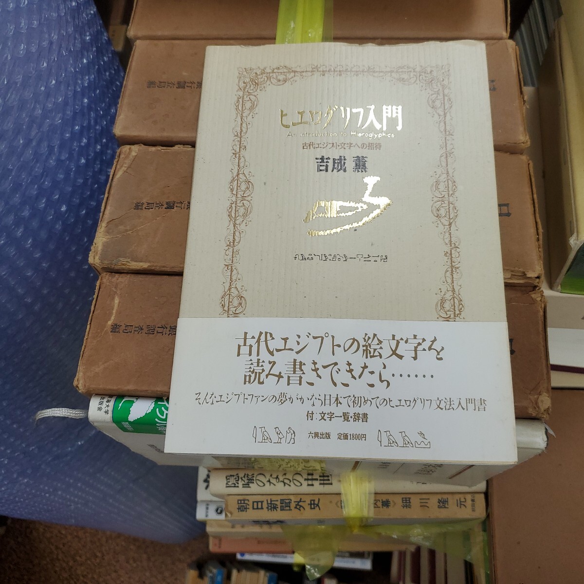 吉成 薫　ヒエログリフ入門: 古代エジプト文字への招待