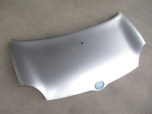 ミラジーノ L650S L660S 純正 ボンネットフード シルバー S28 ミニライト エンブレム付き 中古