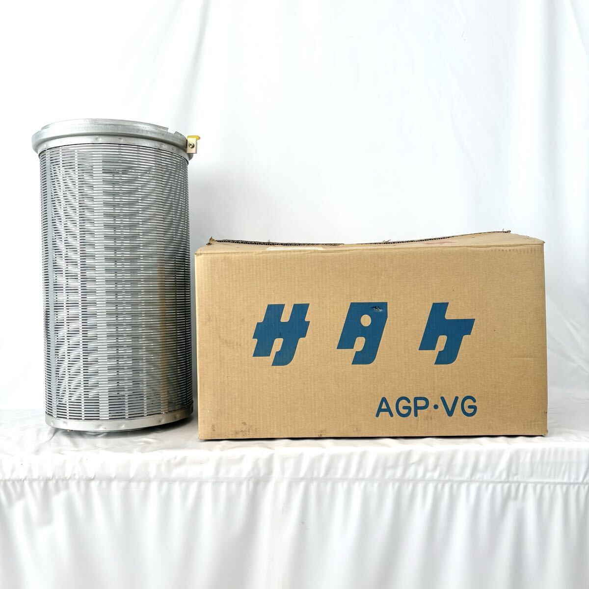 サタケ 選別筒 AGP・VG 品番9150040023 選別網 計量選別機 替え網 パーツ 部品 センベツトウ 箱付き 現状品