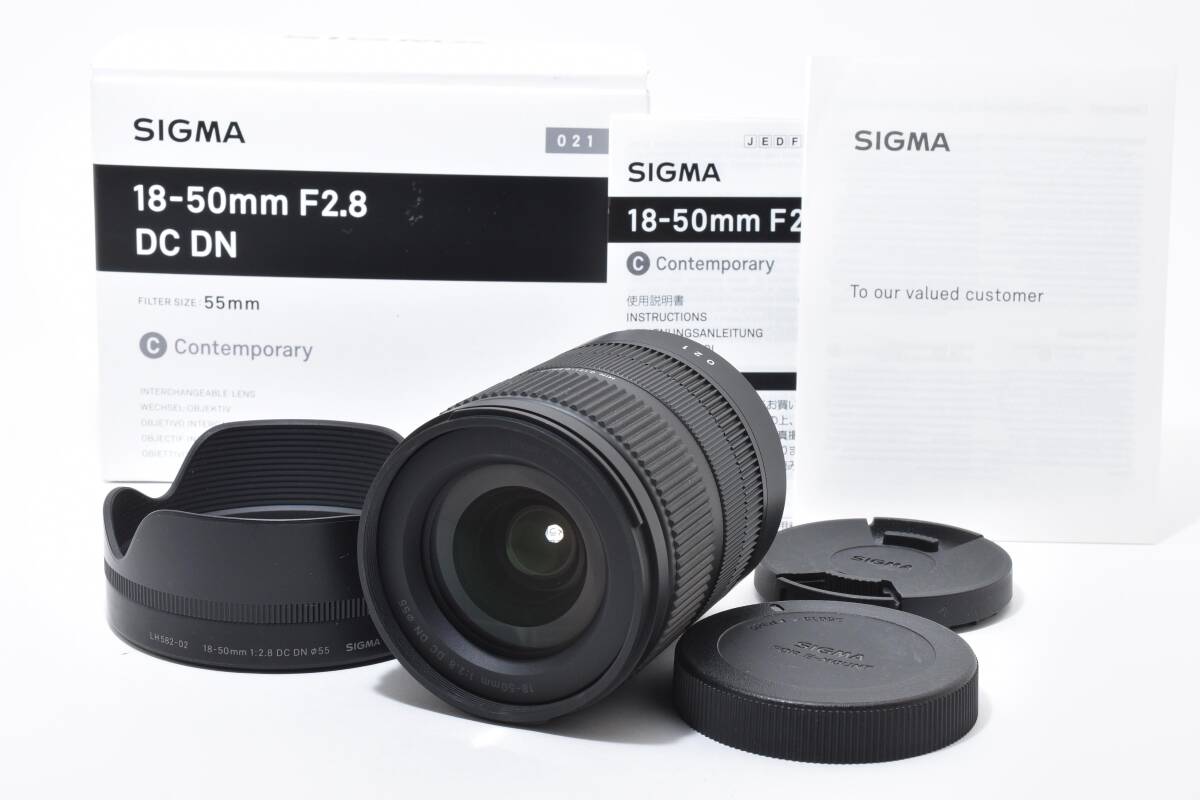 【超美品】シグマ Sigma 18-50mm f/2.8 DC DN Contemporary #703
