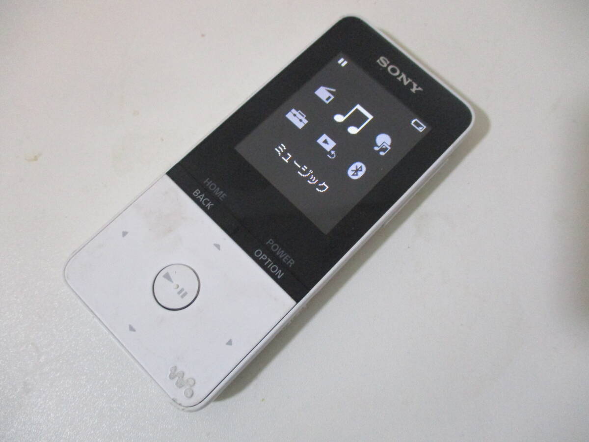動作確認済 初期化済 SONY ソニー WALKMAN ウォークマン NW-S315 ホワイト デジタルオーディオプレイヤー d151