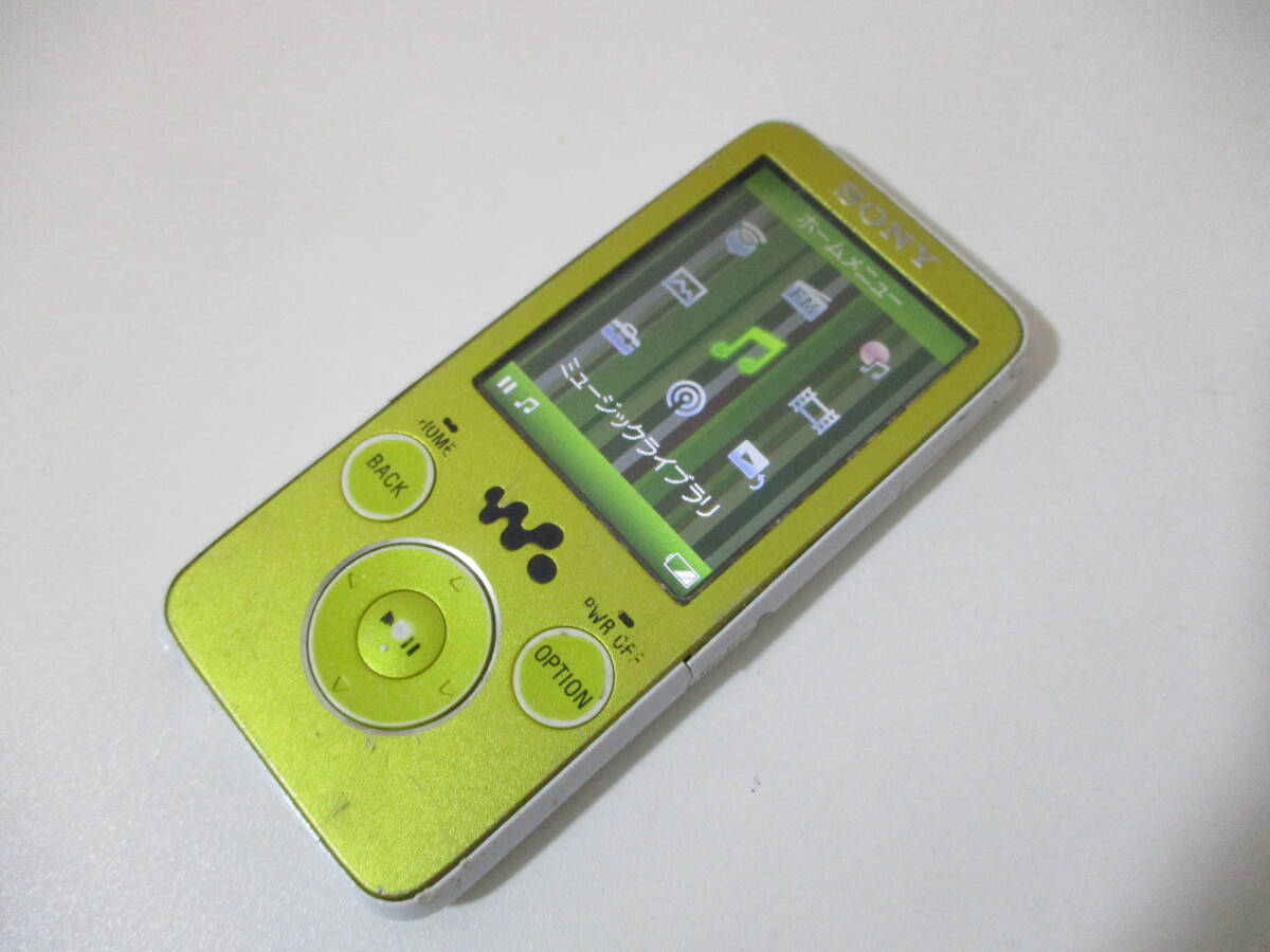 動作確認済 初期化済 ソニー デジタルウォークマン NW-S638F 8GB SONYWALKMAN ポータブルオーディオプレーヤー d194