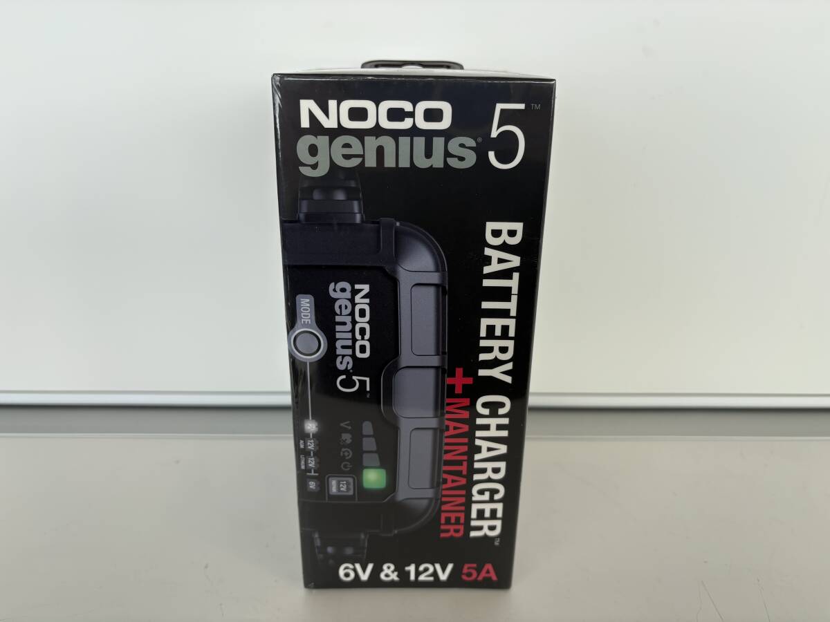 新品！送料込み♪NOCO Genius 5 バッテリーチャージャー 6V＆12V 5A リチウムイオンバッテリーにも対応 ノコ 多機能充電器 No.26011