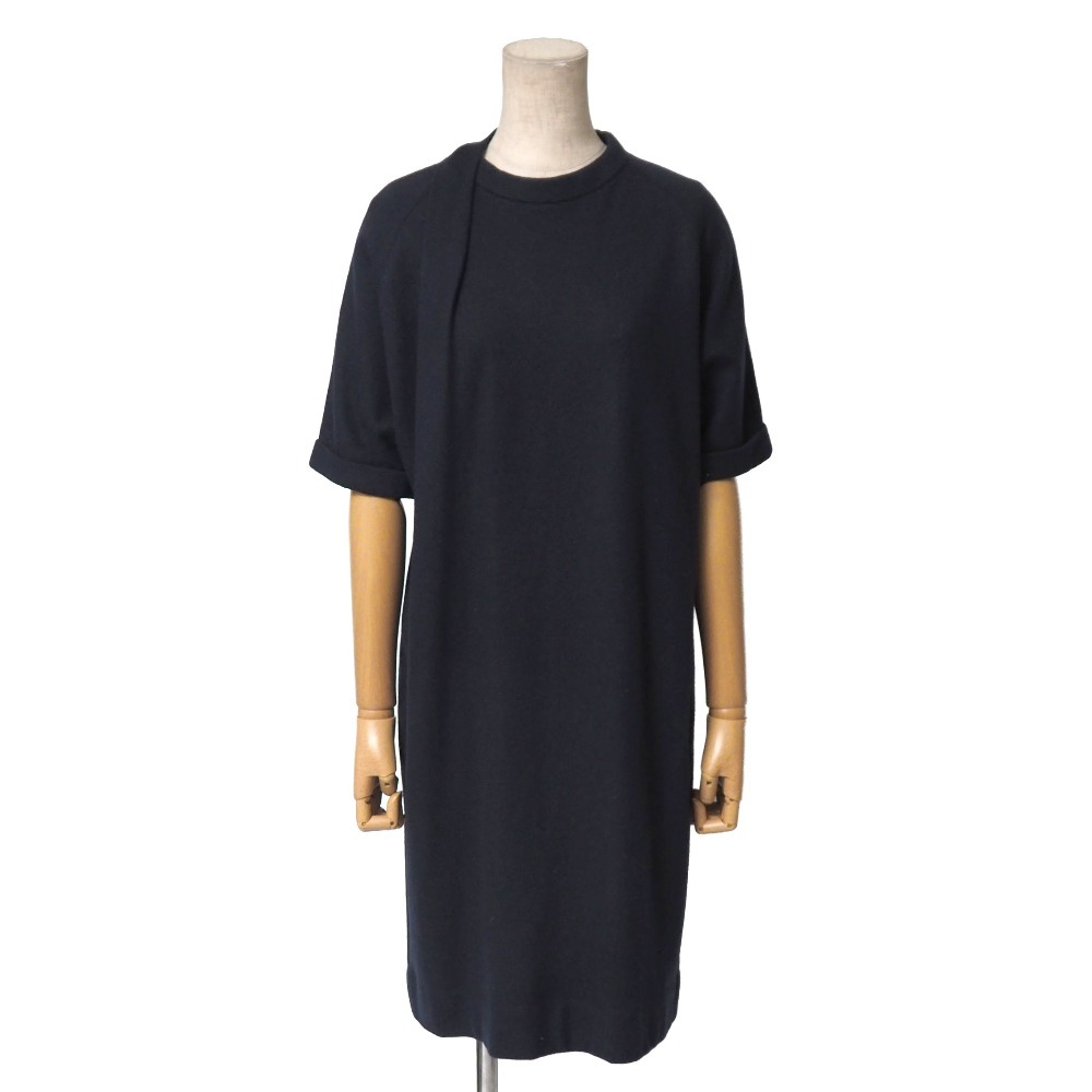 Brunello Cucinelli ブルネロクチネリ ワンピース サイズL ウール ジャージー