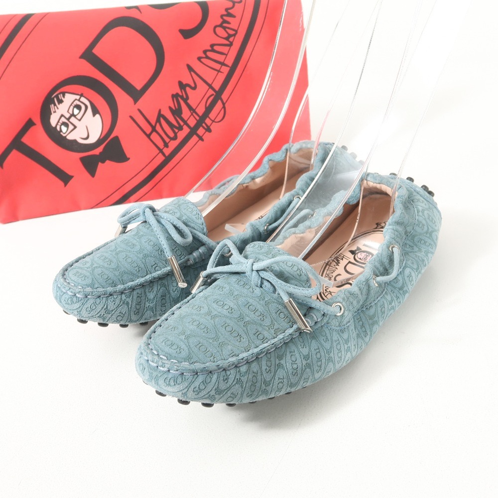 美品 TOD'S トッズ Gommino ゴンミーニ モカシン サイズ36 1/2 ALBER ELBAZ ドライビングシューズ スリッポン スエード レザー