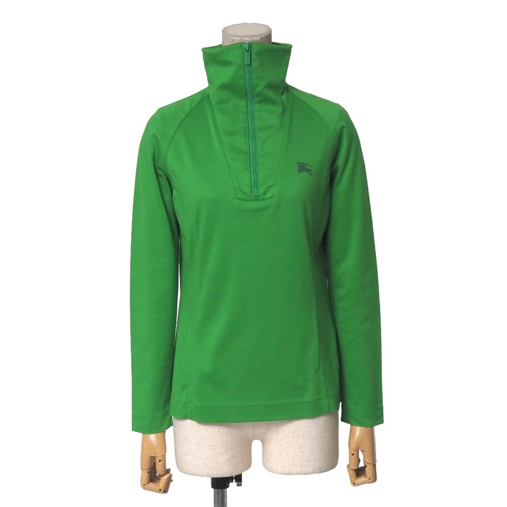 美品 BURBERRY GOLF バーバリー ゴルフ サイズ1 ハーフジップ ジャージー 長袖