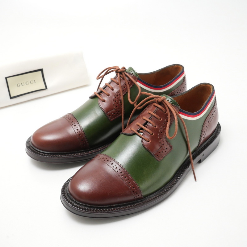 【プライスダウン】未使用 GUCCI グッチ サイズ5 レザーシューズ ドレスシューズ