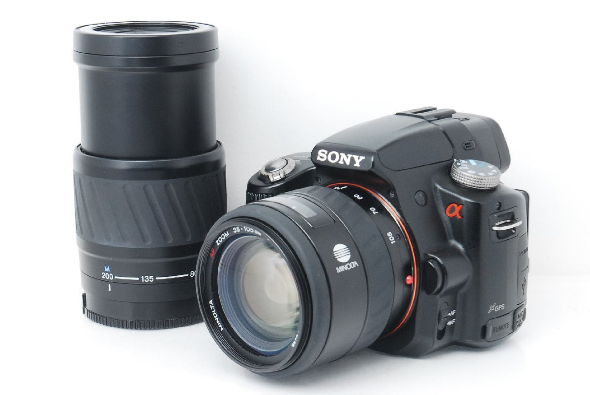 SONY α55 ダブルズームキット 16GBSDカード付き スマホ転送