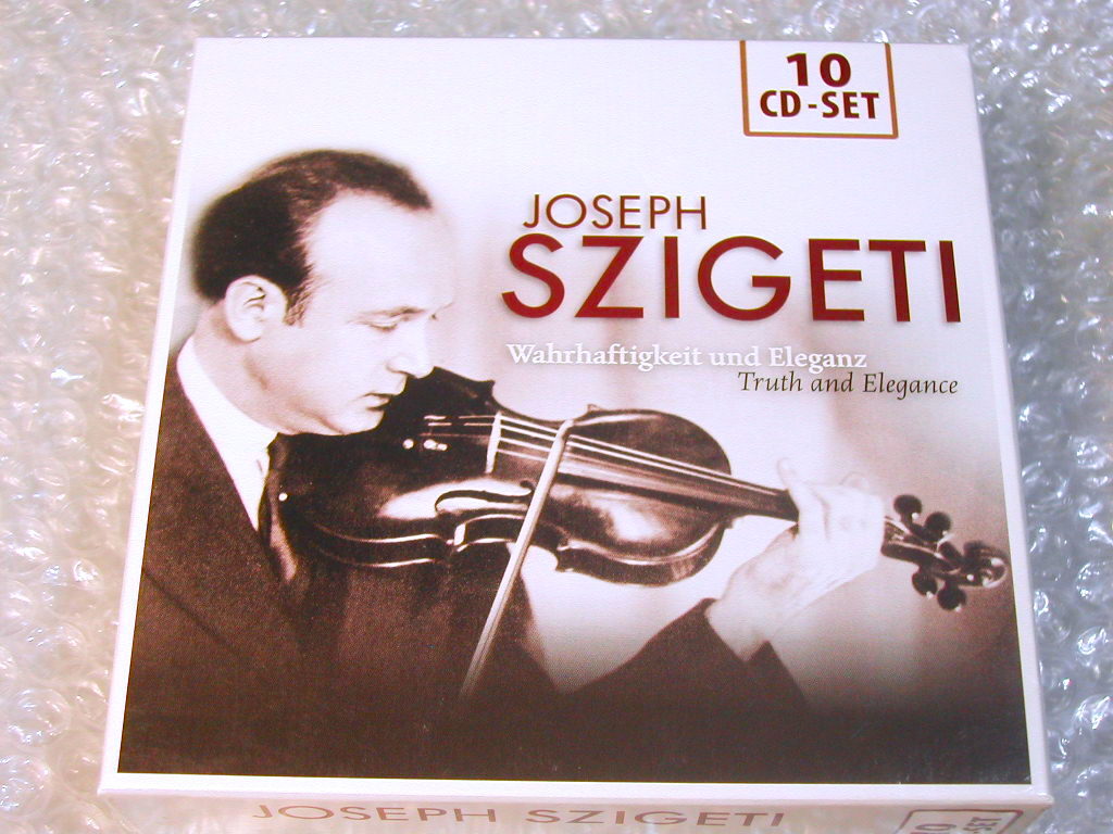 ヨゼフ・シゲティ全集CD10枚組BOX名演集/ヴァイオリンJoseph Szigetiバッハ モーツァルト ベートーヴェン プロコフィエフ/超人気名盤!!極美