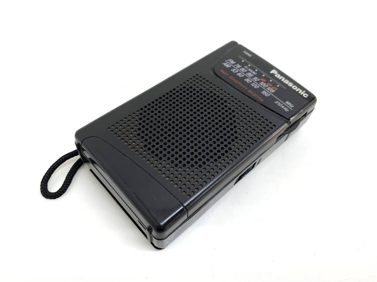 【動作品】Panasonic RF-551 高感度ポータブルラジオ AM/FM受信機（管理：Y3）