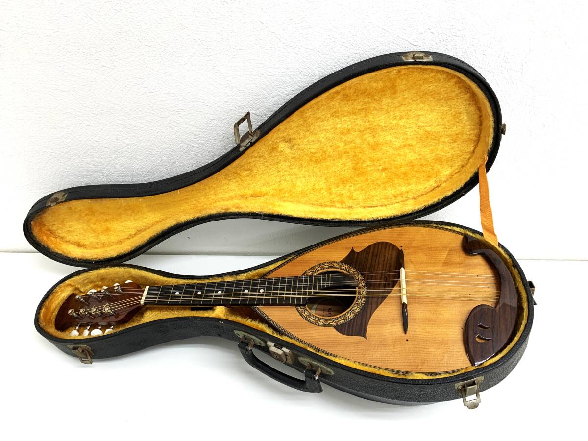 SUZUKI スズキ マンドリン M-215 ボウルバック ハードケース付（管理：DO139）