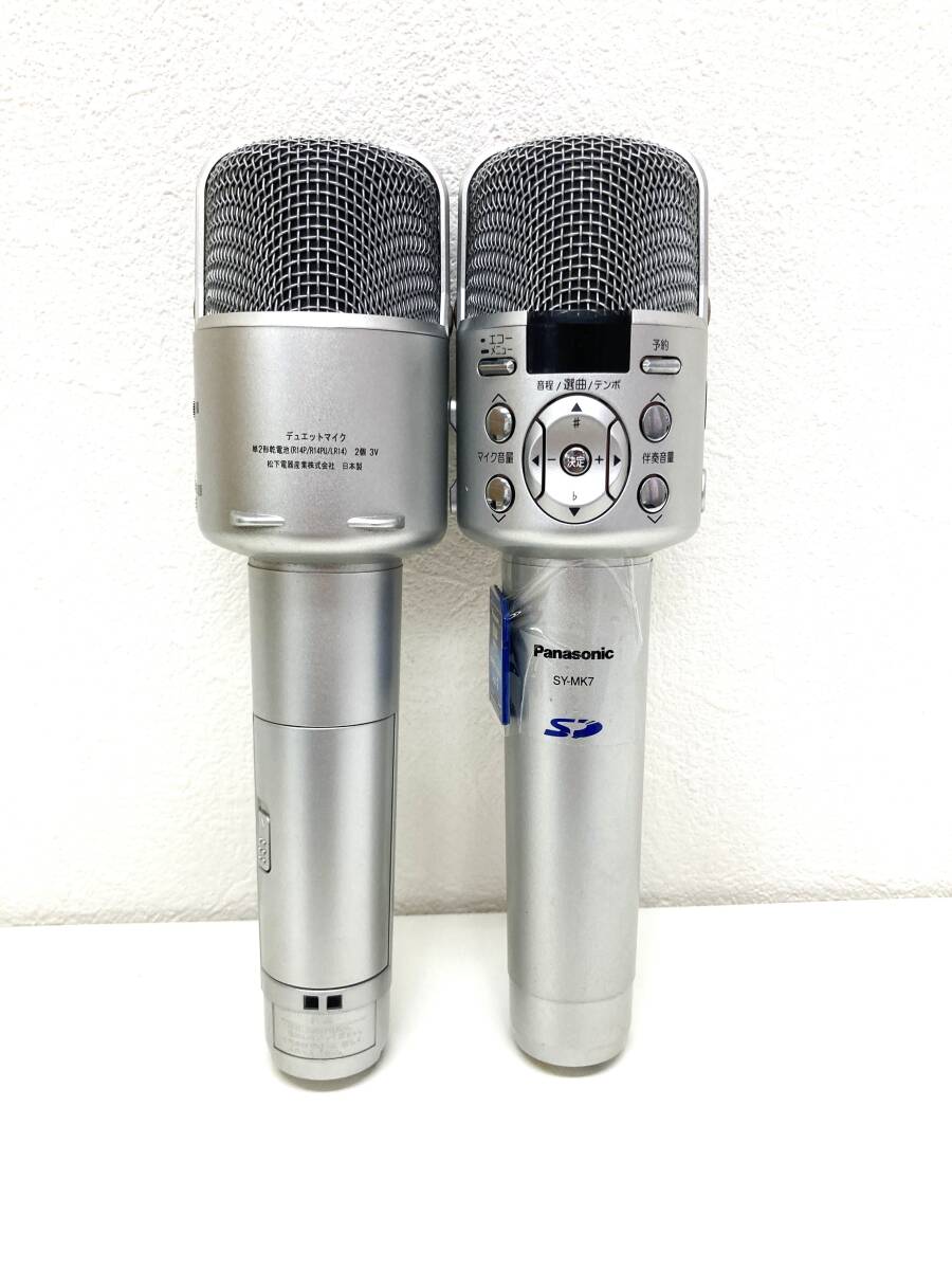  Panasonic カラオケマイク SY-MK7 SDカード付 日本製 （管理：Y45）