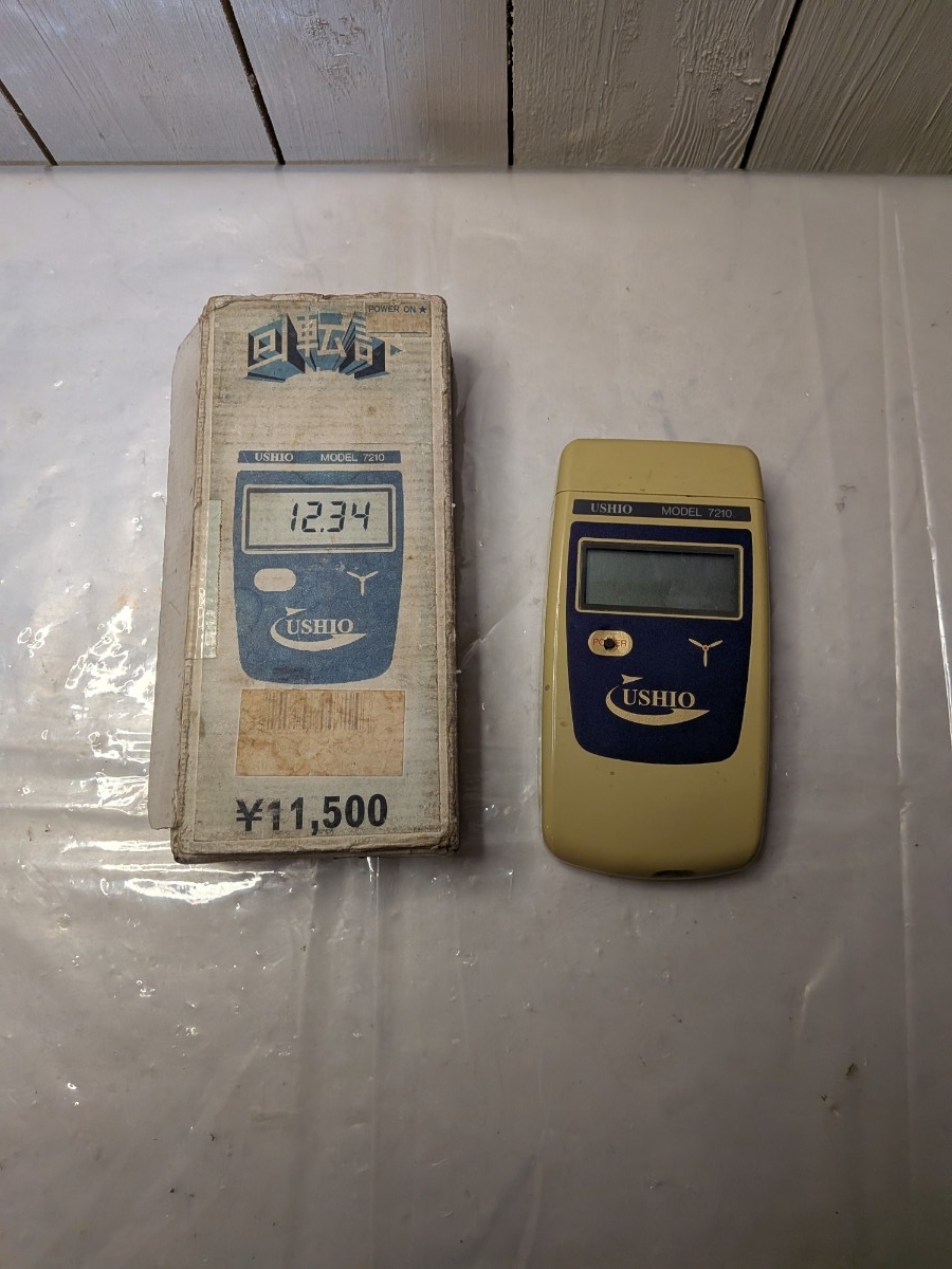 F-95/USHIO（ウシオ電機）プロペラ回転計（タコメーター）MODEL 7210