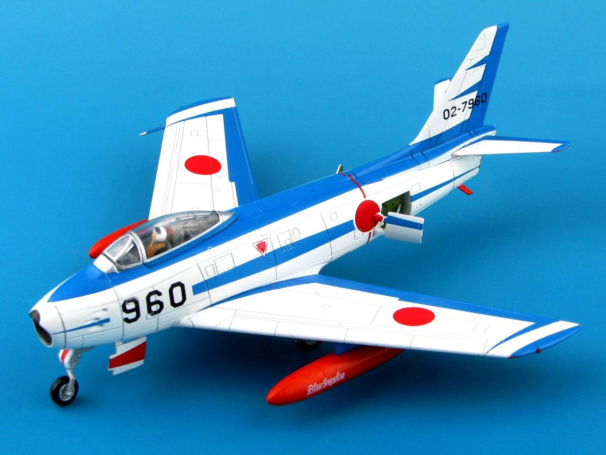 ■即決 ホビーマスター 1/72【F-86F-40 セイバー 航空自衛隊 ブルーインパルス 1981年 浜松基地 （浜松広報館保存機） #02-7960