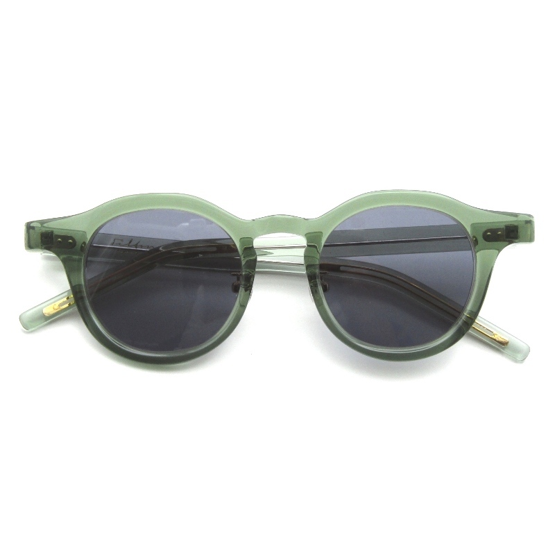 美品 Filton フィルトン サングラス Aiguille10 日本製 AG10 エギュイーユ クラウンパント 縫い針 Couleurs-5 クリアグリーン 65009678