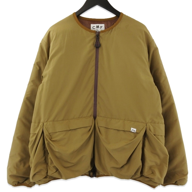 COMFY OUTDOOR GARMENT コムフィアウトドアガーメント パフクルーダウン CMF2202-J06C Puff Crew Down ノーカラー モカ M 71014883