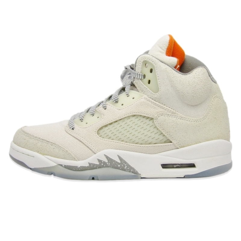 未使用 NIKE ナイキ 27.5cm AIR JORDAN 5 RETRO SE CRAFT FD9222-180 エアジョーダン5 レトロ クラフト 2023年製 オレンジ 18001736