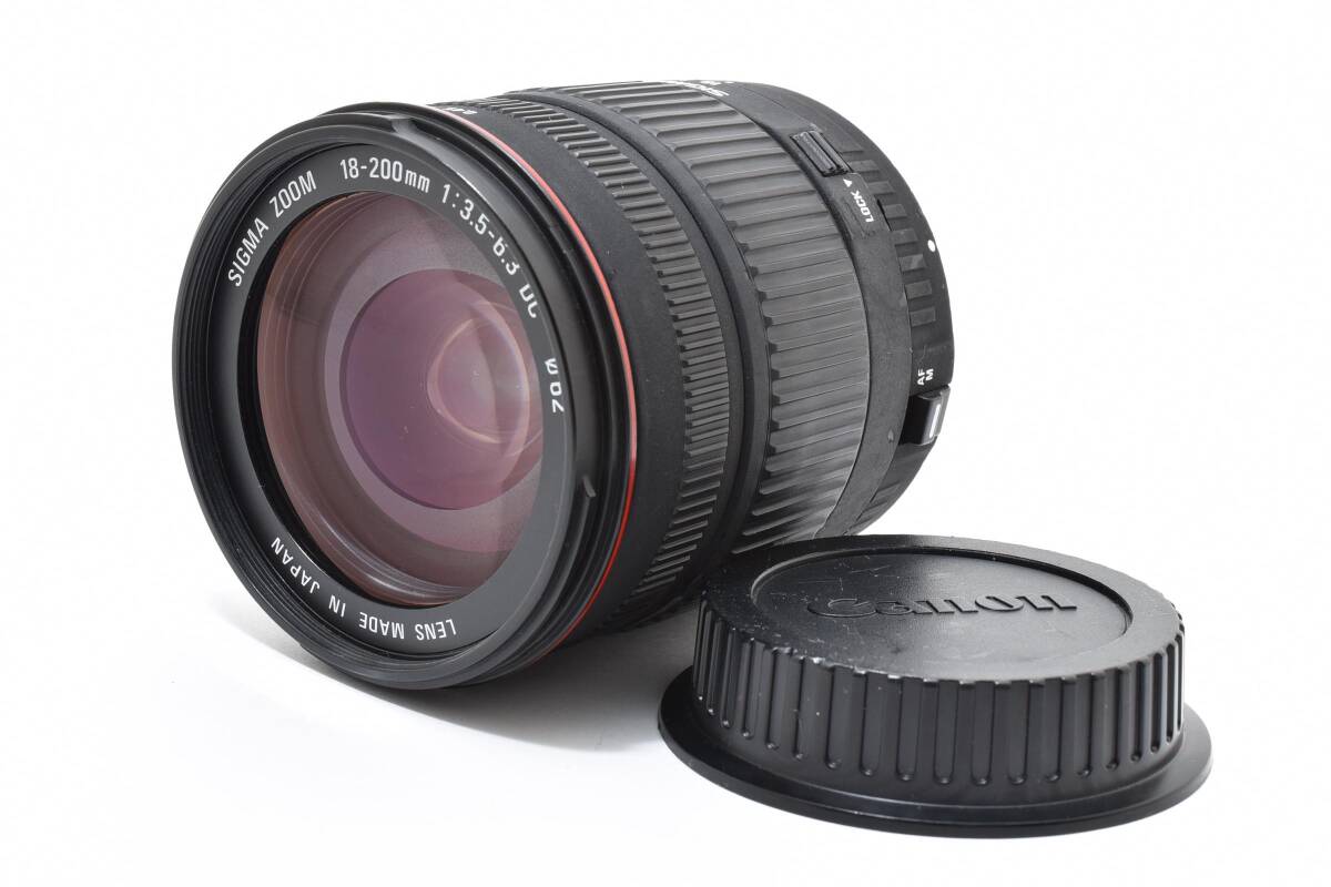 ★良品★シグマ SIGMA AF 18-200mm F3.5-6.3 DC キャノン用★ W0222＃4397