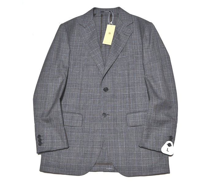 【新品】定価63,800円 特価 J.PRESS ジェイプレス 高級シルク混ジャケット Lサイズ 国内正規 オンワード 王道アメトラ 紙タグ付き 10064