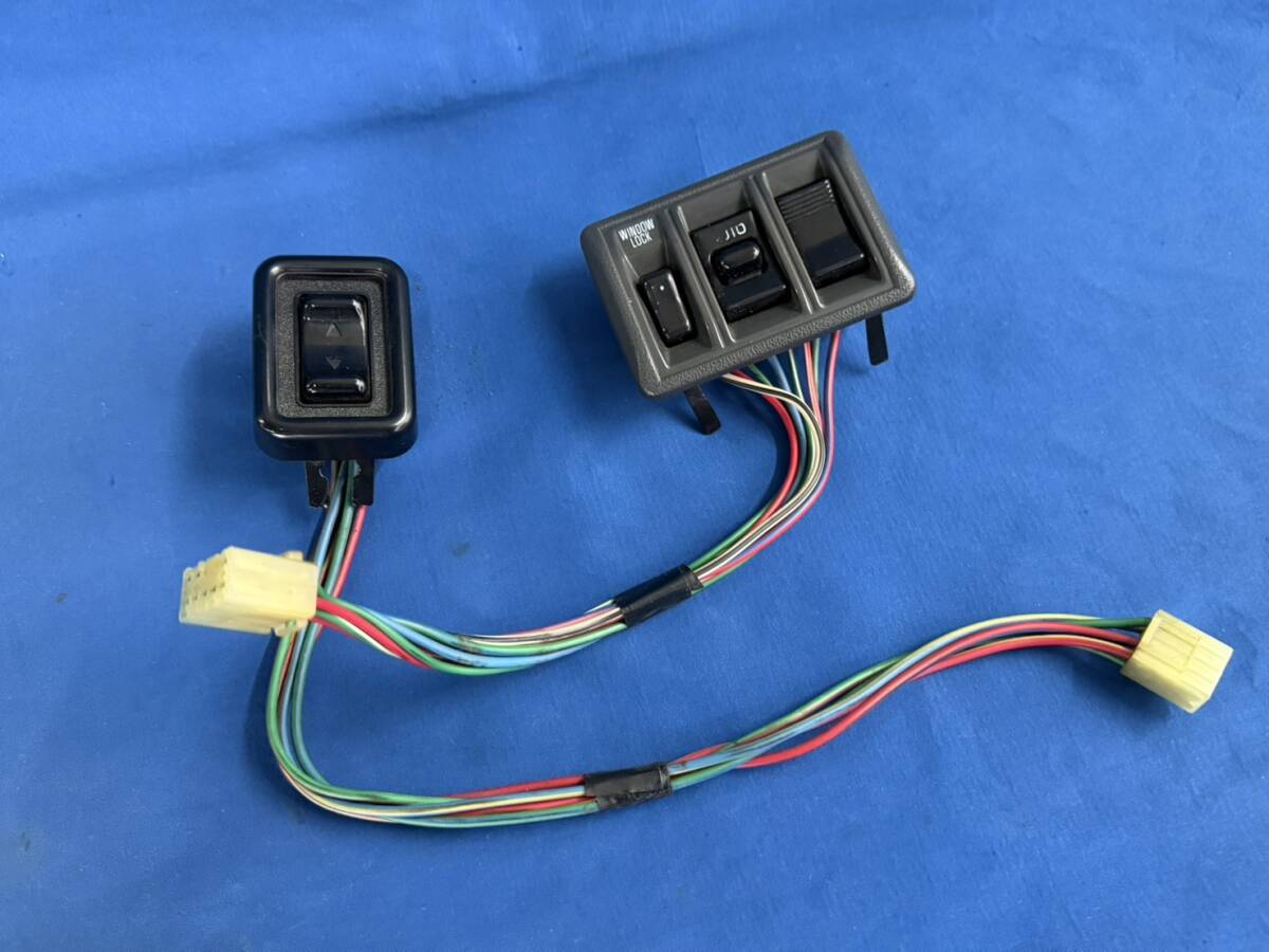 AE86　パワーウィンドウスイッチ　左右セット　純正　レビン　トレノ　中古