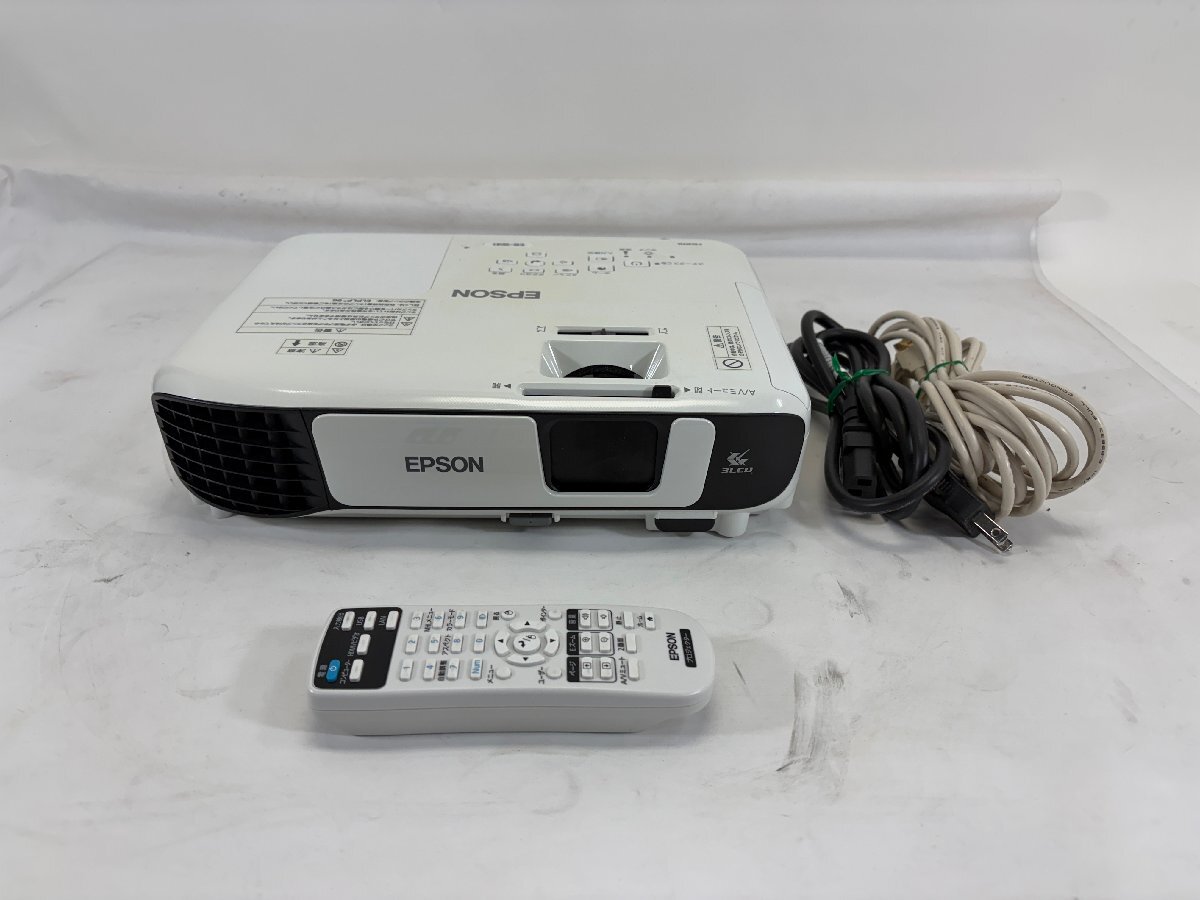 【 中古 】EPSON WXGA（1280×800）3,600lm ビジネスプロジェクター　EB-W41　ランプ0/0H （２）