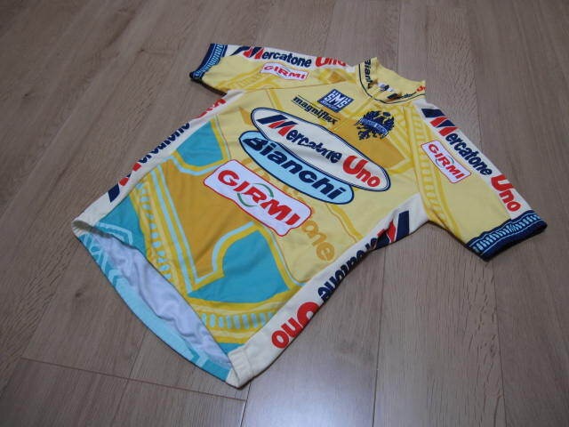 【即決価格 送料込み】Mercatone Uno(メルカトーネウノ) 半袖ジャージ Ｓ(日本サイズＭ) SANTINI(サンティーニ)製 超美品