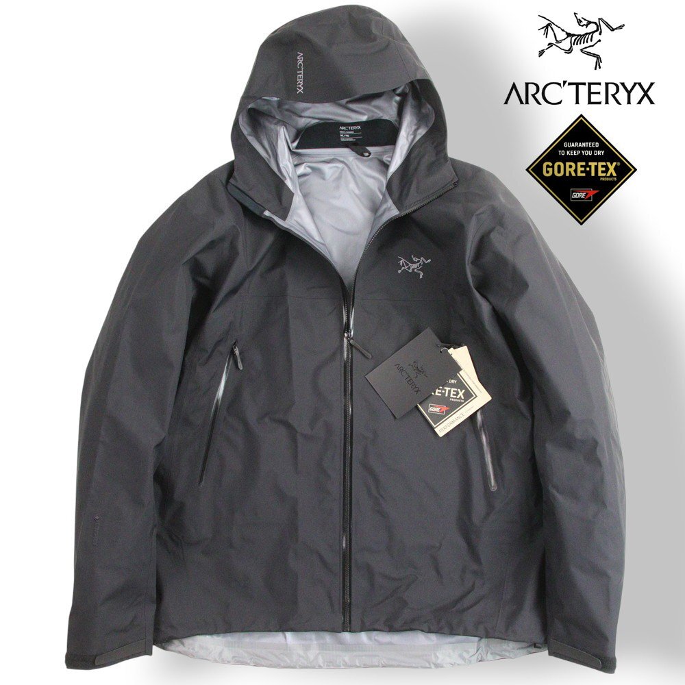 新品タグ付き ARC'TERYX アークテリクス Beta Jacket Men's ゴアテックス ベータ ジャケット メンズ 黒 XL 【参考価格￥68,200-】
