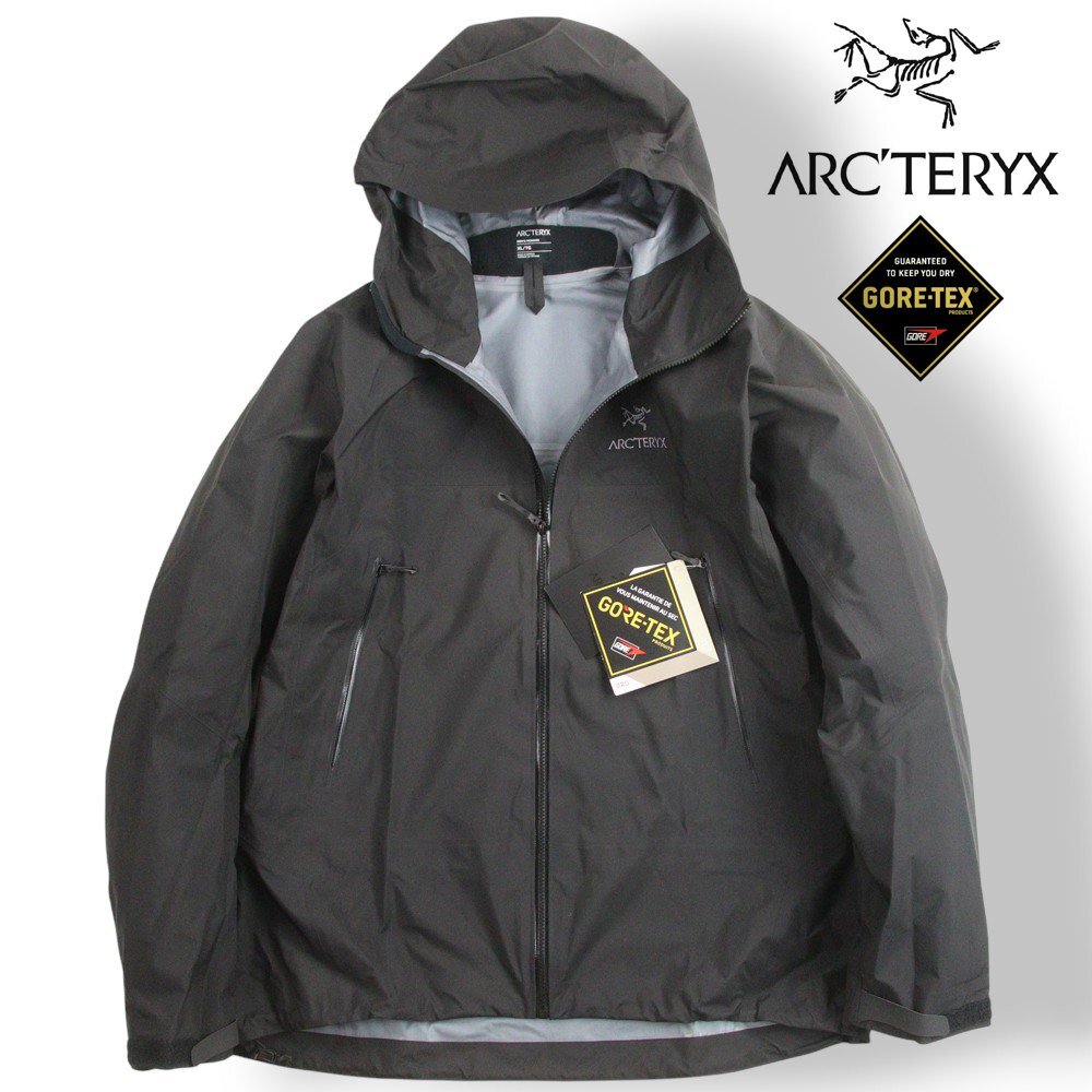 新品タグ付き アークテリクス Beta AR Jacket M - Stormhood ゴアテックス プロ ベータ AR ジャケット メンズ 黒 XL 【参考価格￥101,200-