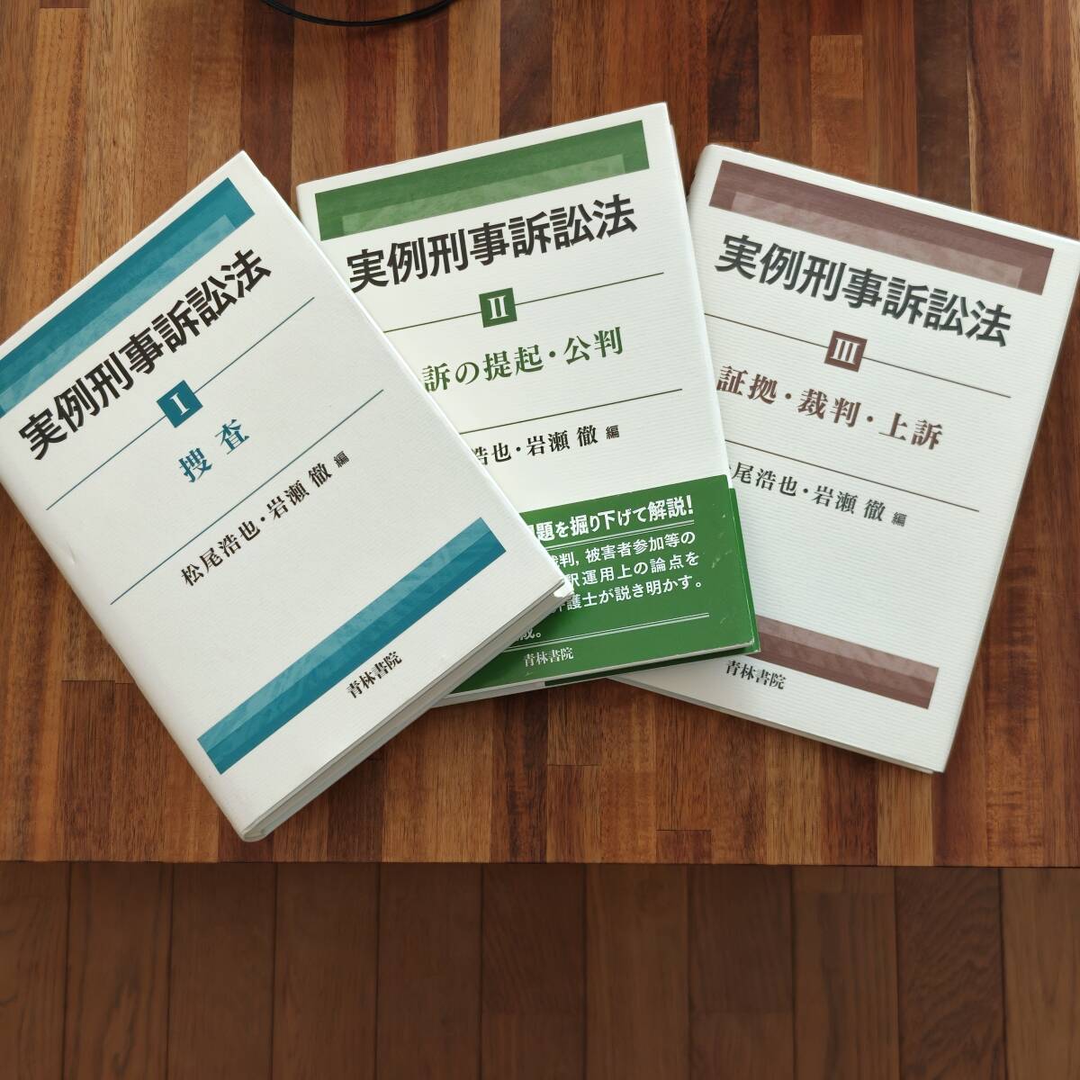■ 実例刑事訴訟法 1,2,3 青林書院 ■ 送料込 