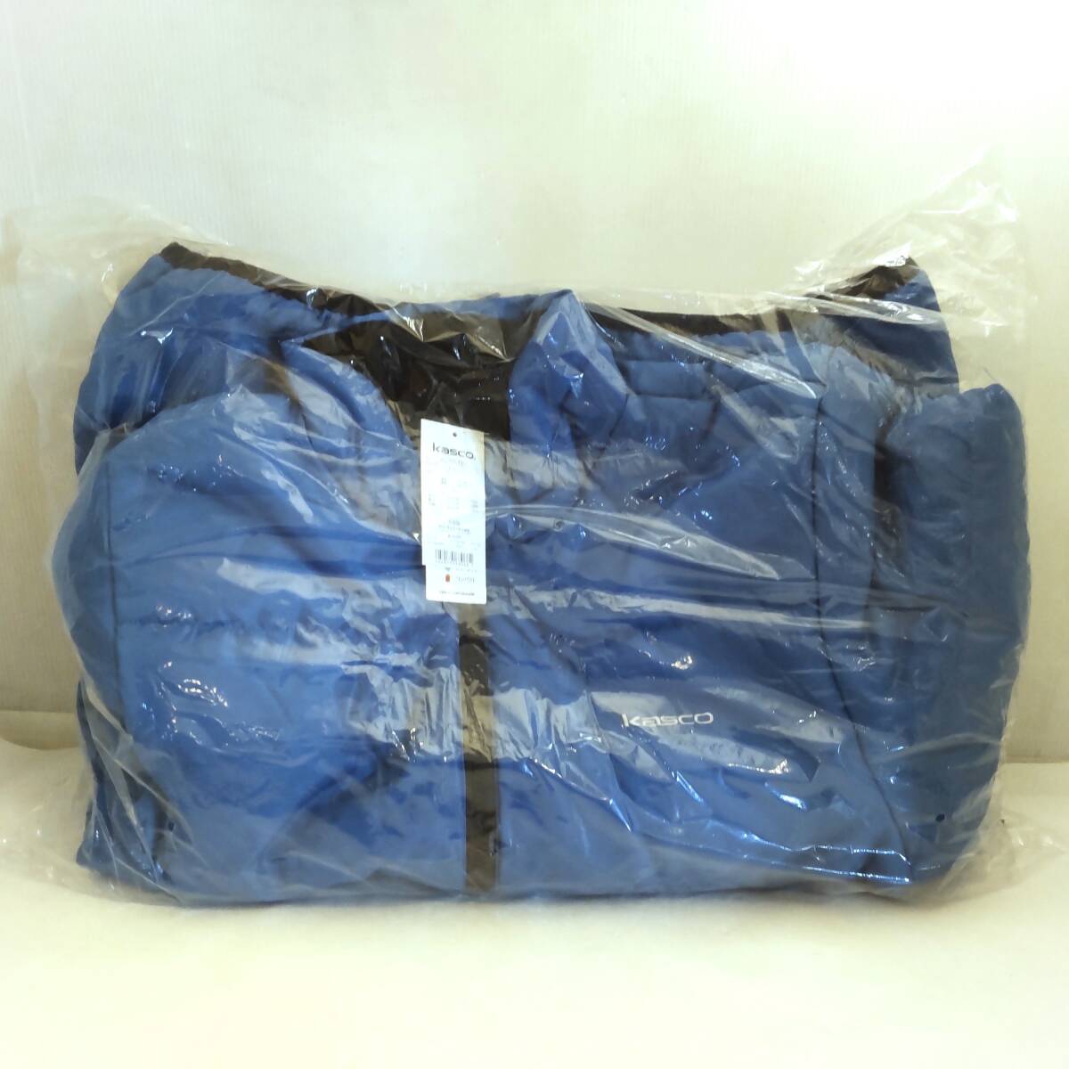 Y020402■未使用未開封 Kasco キャスコ 中綿 ブルゾン ジャケット メンズLLサイズ ブルー KS15A-FB1 撥水 防風 保温 フードなし■
