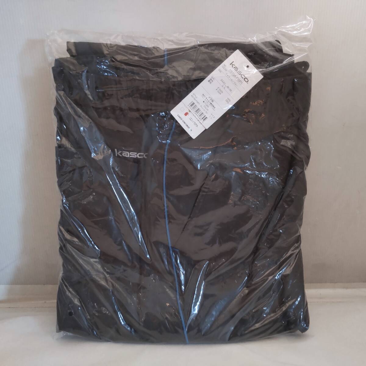 Y020403■未使用未開封 Kasco キャスコ パンツ メンズLLサイズ チャコール×ブルー KS15A-FWP1 撥水 保温 防風■