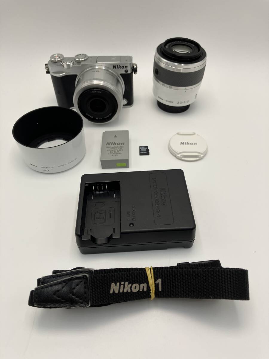 【返品保証・動作確認済】Nikon 1 J5 ダブルレンズキット