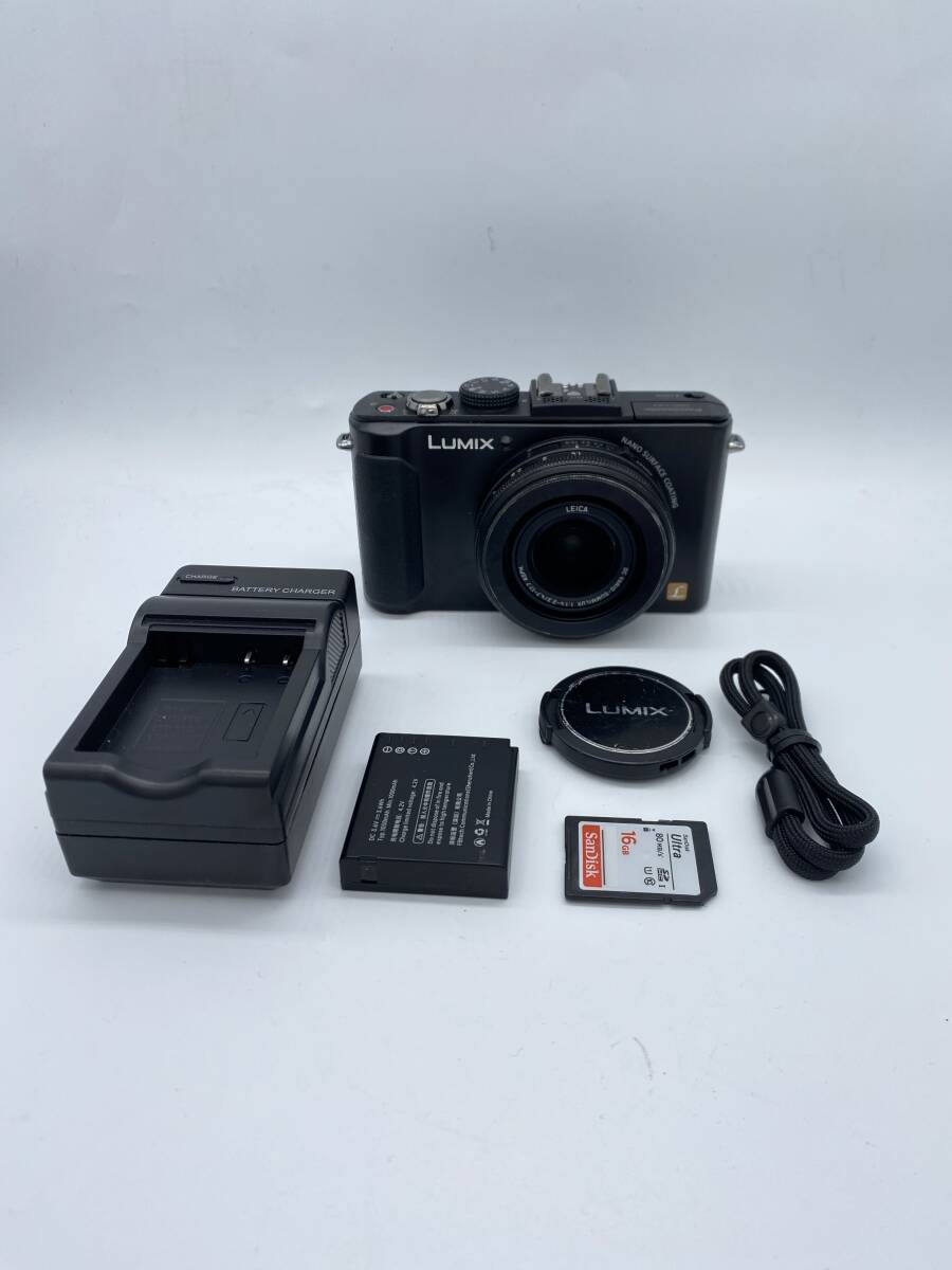 【返品保証・動作確認済】Panasonic LUMIX DMC-LX7 コンパクトデジタルカメラ 使用感あり