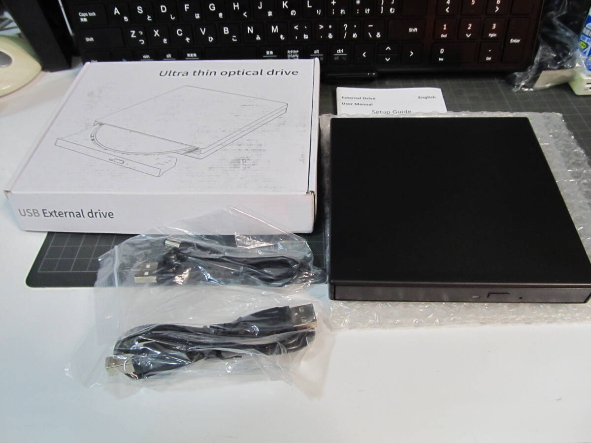 ●未使用品●外付けDVDドライブ/海外製・現状品
