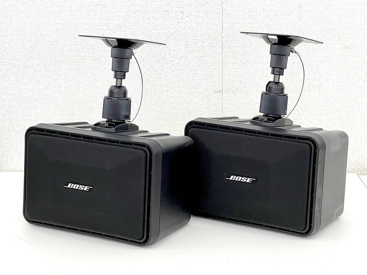 BOSE/ボーズ 101MM スピーカー ペア シリアル連番 鳥マーク GCW-4 天吊りブラケット付 オーディオ機器