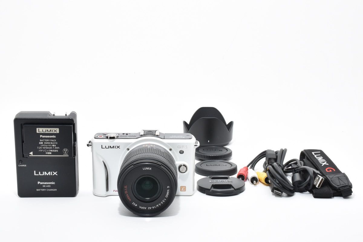 【大人気】 Panasonic パナソニック Lumix DMC-GF2 レンズキット ミラーレス一眼カメラ #3915