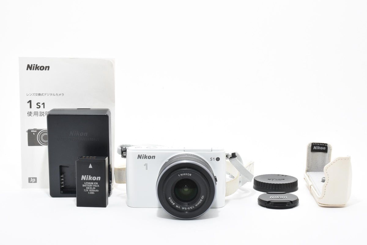 【大人気】 Nikon ニコン 1 S1 レンズキット ミラーレス一眼カメラ #3781