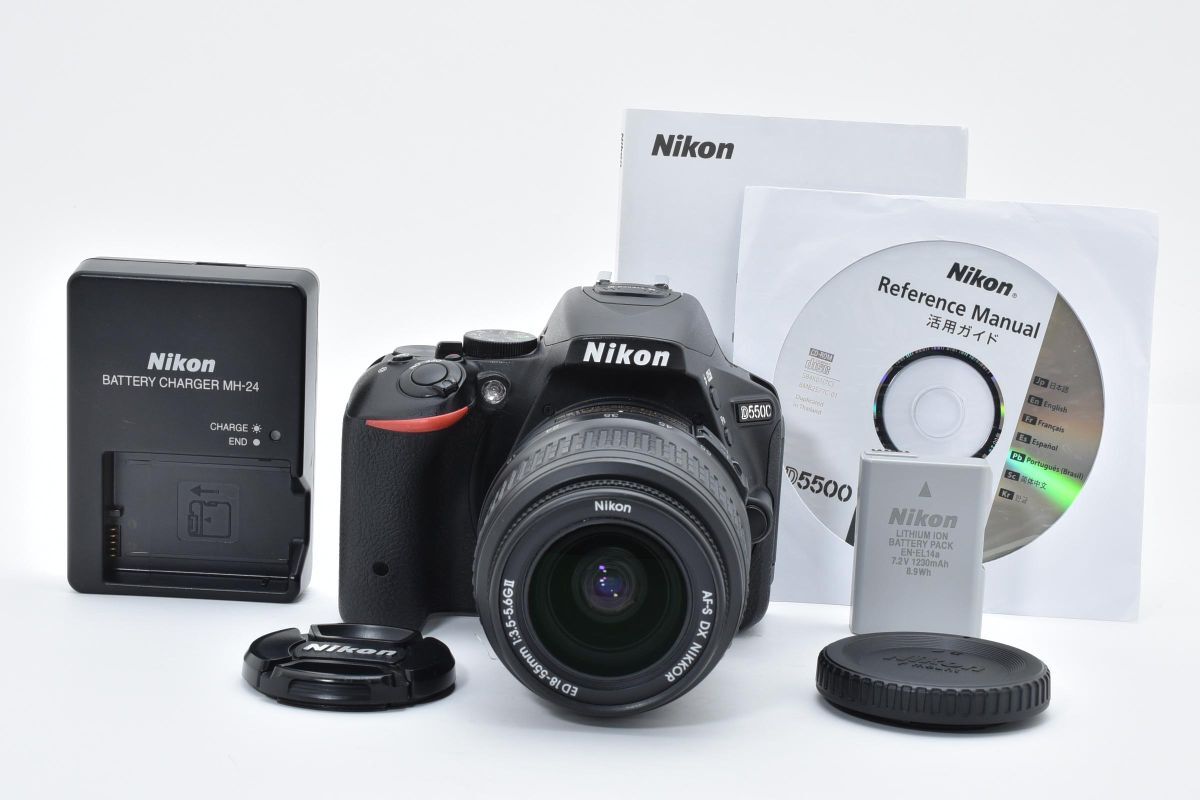 【大人気】 Nikon ニコン D5500 レンズキット デジタル一眼カメラ #3988