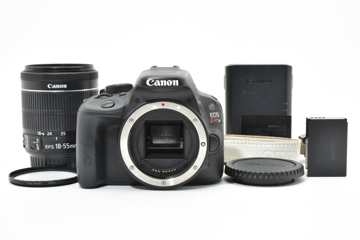 【大人気】 Canon キャノン EOS kiss X7 レンズキット デジタル一眼カメラ #4065
