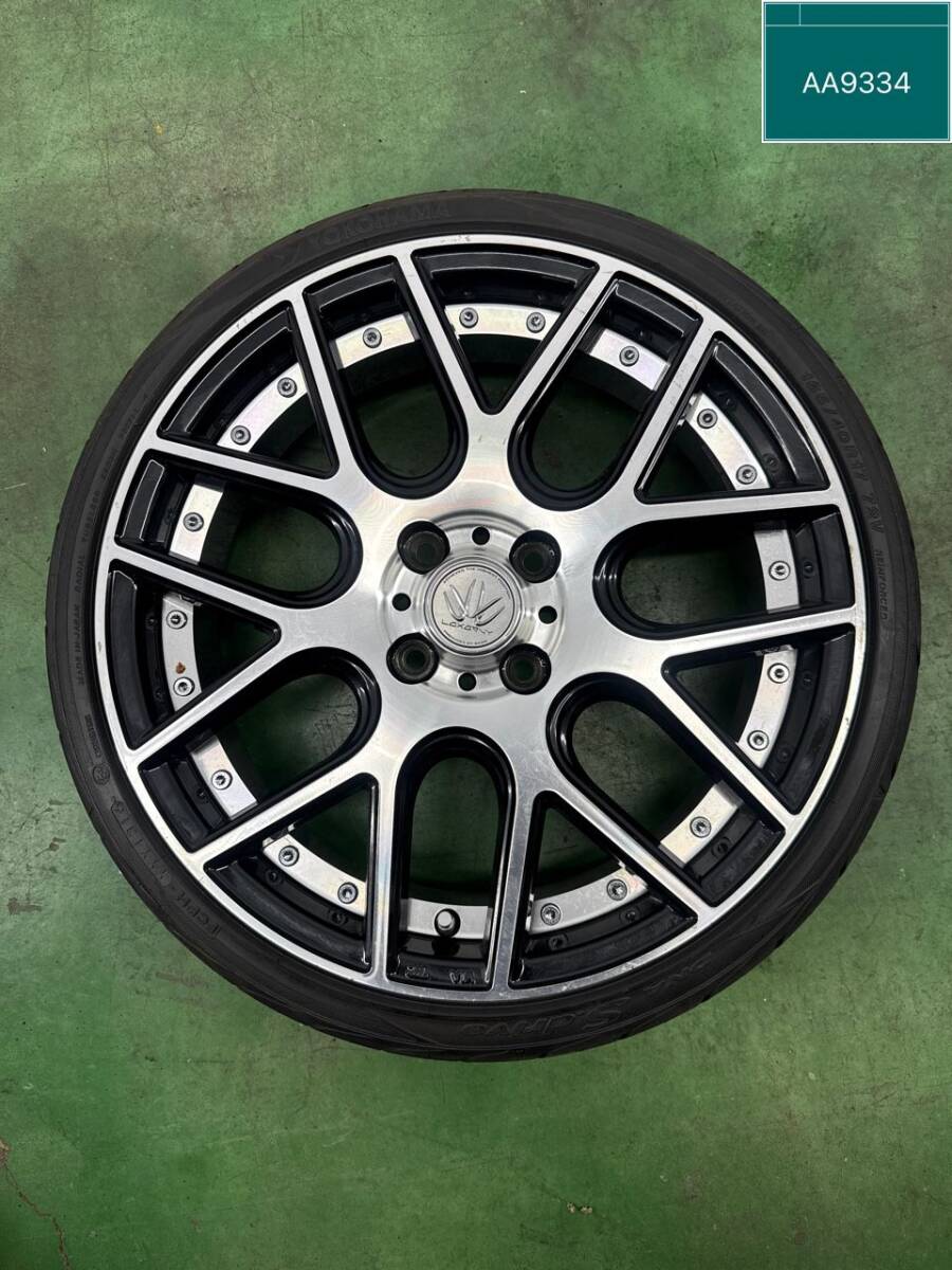 BADX ロクサーニ ALMEIDA PDC　100　17ｘ5.5J　1本 YOKOHAMA DNA S.drive 165/40R17 72V ★AA9334★C