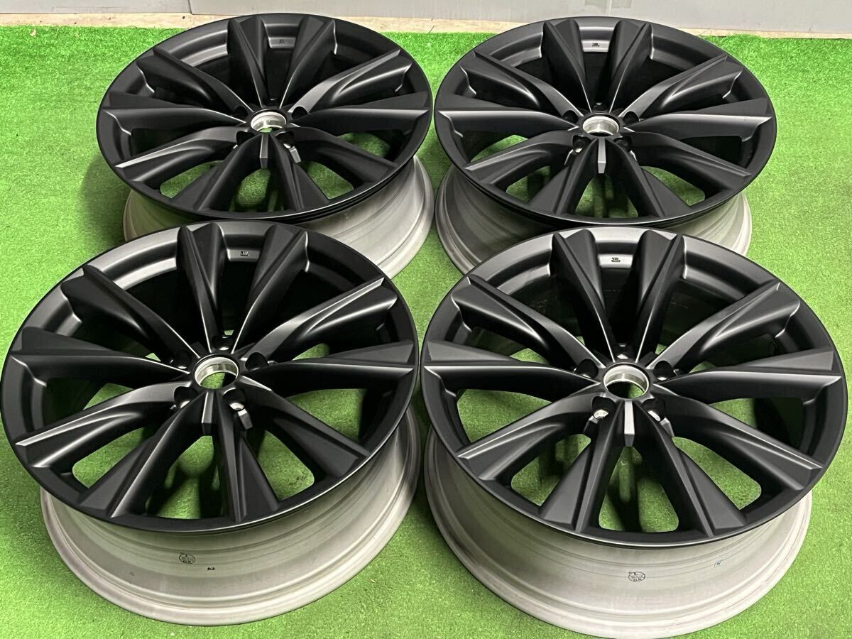 【新車外し品!!】レクサス RX500h Fスポーツ パフォーマンス 純正 21in 8J+40 PCD114.3 4本 マットブラック NX クラウンクロスオーバー